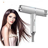 Іонний фен Hairdryer 1000 Вт, холодне повітря, функція самоочищення, фото 4