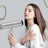 Іонний фен Hairdryer 1000 Вт, холодне повітря, функція самоочищення, фото 2