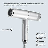 Іонний фен Hairdryer 1000 Вт, холодне повітря, функція самоочищення, фото 8