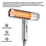 Іонний фен Hairdryer 1000 Вт, холодне повітря, функція самоочищення, фото 7