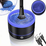 Очисник пензлів KAMATION A3 USB Type-C, автоочищення, синій, для макіяжу, фото 3