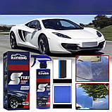 Автомобільна поліроль Rayhong 3 в 1 з губкою, мікрофіброю, захист від бруду та дощу, 120 мл, фото 7