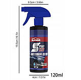 Автомобільна поліроль Rayhong 3 в 1 з губкою, мікрофіброю, захист від бруду та дощу, 120 мл, фото 2