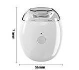 Дитяча портативна пилка для нігтів з LED-підсвіткою, USB заряджання, 3 швидкості, безпечна, фото 5