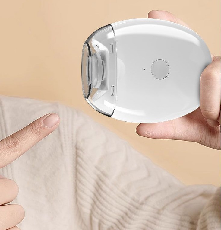 Дитяча портативна пилка для нігтів з LED-підсвіткою, USB заряджання, 3 швидкості, безпечна, фото 1