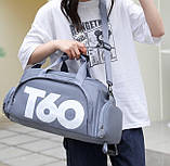 Спортивний рюкзак T61 36 л, поліестер, багатофункціональний для залу, тренування та поїздок, фото 2