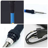 Паяльник 60 Вт із регулятором температури, 11 аксесуарів, кейс FLIX 0967, 200-300 °C, фото 2