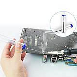 Паяльник 60 Вт із регулятором температури, 11 аксесуарів, кейс FLIX 0967, 200-300 °C, фото 8