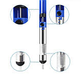 Паяльник 60 Вт із регулятором температури, 11 аксесуарів, кейс FLIX 0967, 200-300 °C, фото 4