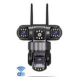 IP-камера V381 SC29-W 12 МП, 4 об'єктиви, Wi-Fi, підтримка V380 PRO, фото 2