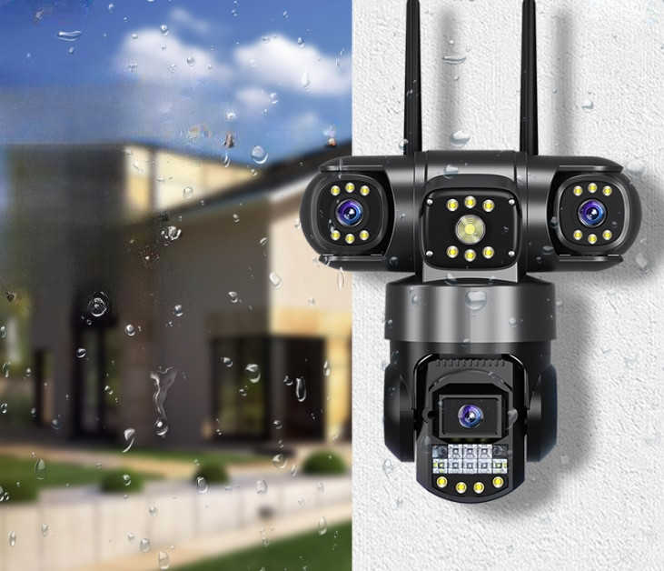 IP-камера V381 SC29-W 12 МП, 4 об'єктиви, Wi-Fi, підтримка V380 PRO, фото 1