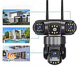IP-камера V381 SC29-W 12 МП, 4 об'єктиви, Wi-Fi, підтримка V380 PRO, фото 3