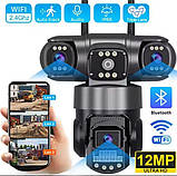 IP-камера V381 SC29-W 12 МП, 4 об'єктиви, Wi-Fi, підтримка V380 PRO, фото 8