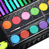 Набір Art Set для малювання 160 предметів у чорній валізці, для дітей і підлітків, фото 6