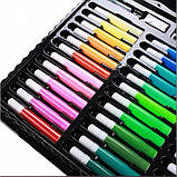 Набір Art Set для малювання 160 предметів у чорній валізці, для дітей і підлітків, фото 4