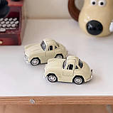 Мінімодель автомобіля з металу, аксесуар для робочого столу, бежевий, фото 2