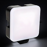 Міні LED-лампа для знімання Mobile AY-49S 49 світлодіодів 6500 K 3 рівні яскравості холодне світло, фото 4