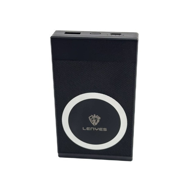 Зовнішній акумулятор LENYES PW017D 10000 mAh з MagSafe бездротовою зарядкою 15W швидкого заряджання 22.5W, фото 1