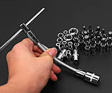 Набір інструментів New Tools 53 предмети в кейсі з тріскачкою 1/4", торцевими головками, бітами та ключами, фото 6