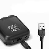 Електробритва Kemei KM-1005 роторна водонепроникна IPX7 USB-зарядка для сухого та вологого гоління, фото 3