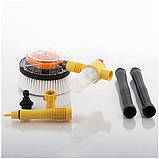 Обертова щітка-насадка на шланг Water Blast з резервуаром для мийного засобу 2 режими для миття, фото 6