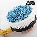 Обертова щітка-насадка на шланг Water Blast з резервуаром для мийного засобу 2 режими для миття, фото 4