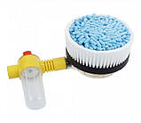 Обертова щітка-насадка на шланг Water Blast з резервуаром для мийного засобу 2 режими для миття, фото 8