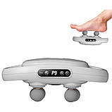 Ручний масажер FZ-668 Deep Tissue Pro з 4 змінними головками, антистрес, вібраційний, фото 3