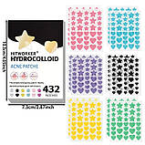 Гідроколоїдні патчі для обличчя 432 шт., лікування акне, для підлітків і дорослих, фото 3