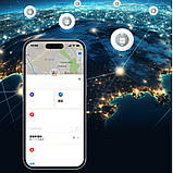 Міні GPS-трекер TX02 з геолокацією і SOS кнопкою, сумісність IOS Find My, фото 7