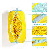 Універсальний мішок для прання взуття, кросівок і делікатних тканин, 39×19 см, фото 2