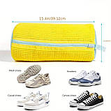 Універсальний мішок для прання взуття, кросівок і делікатних тканин, 39×19 см, фото 5