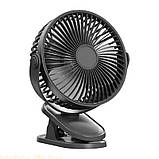 Настільний USB вентилятор із 3 турбінами, 360° поворот, знімна решітка, для офісу та дому, фото 9