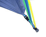 Автоматичний намет 4-місний 200×200×145 см, синя, напівсфера, фото 5