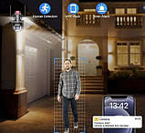 Вулична Wi-Fi камера HW-SM1-20S 12 МП із трьома незалежними об'єктивами та PTZ керуванням, фото 7