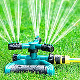 Автоматична система поливу Lawn Sprinkler 360°, регулювання форсунок, для газону, фото 5