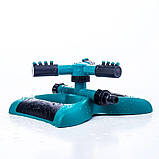 Автоматична система поливу Lawn Sprinkler 360°, регулювання форсунок, для газону, фото 6
