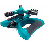 Автоматична система поливу Lawn Sprinkler 360°, регулювання форсунок, для газону, фото 8