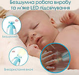 Електричний тример для нігтів 6-в-1 з LED-підсвіткою, безпечний для дітей і дорослих, фото 2