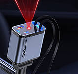 Автозарядний пристрій «Зоряне небо», USB, Type-C, Lightning, 66 Вт, QC 3.0, PD, фото 6