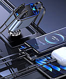 Автозарядний пристрій «Зоряне небо», USB, Type-C, Lightning, 66 Вт, QC 3.0, PD, фото 8