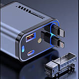 Автозарядний пристрій «Зоряне небо», USB, Type-C, Lightning, 66 Вт, QC 3.0, PD, фото 10