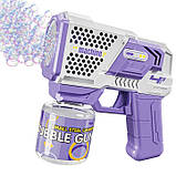 Пістолет Bubble Gun P162 для мильних бульбашок з підсвічуванням, музикою та автоматичним запуском, фото 4