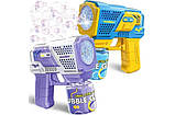Пістолет Bubble Gun P162 для мильних бульбашок з підсвічуванням, музикою та автоматичним запуском, фото 6