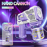 Пістолет Bubble Gun P162 для мильних бульбашок з підсвічуванням, музикою та автоматичним запуском, фото 8
