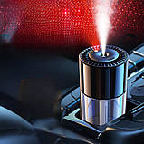 Автомобільний аромадифузор із проекцією зірок, скляний, 160 мл, 3 режими, акумулятор, фото 5