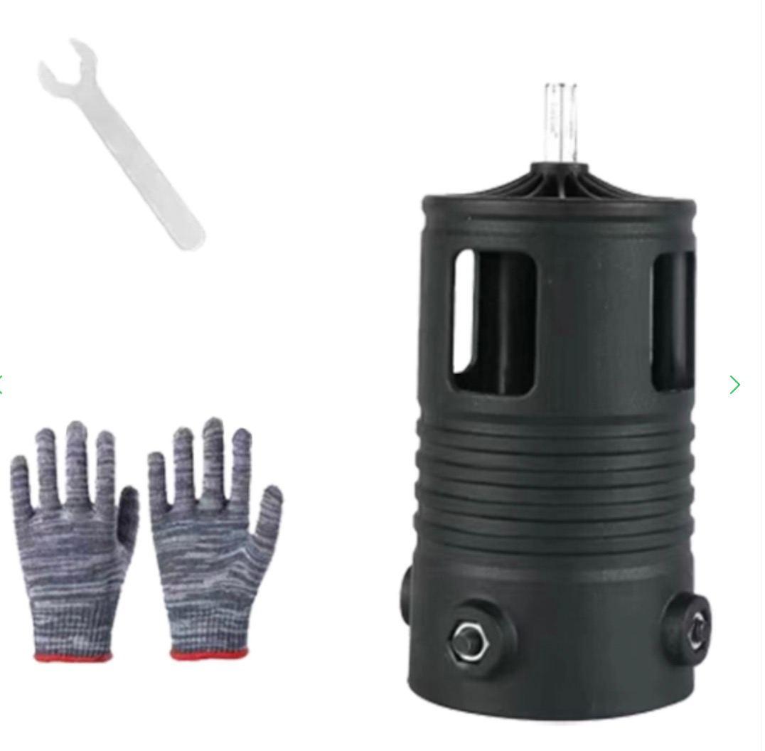 Насадка для чищення кукурудзи на дриль, автоматичне очищення качанів, регульована, фото 1