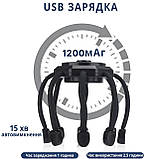 Електромасажер «Вісьминіг» для голови, вібрація 3 режими, акумулятор 1000 мА·год, фото 7