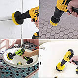 Набір DS-012, 8 щіток і насадок для дриля, чищення плитки, килимів, ванн, авто, фото 10