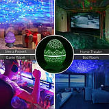 Нічник-проєктор Яйце динозавра K890, Bluetooth, зоряне небо, пульт керування, фото 9